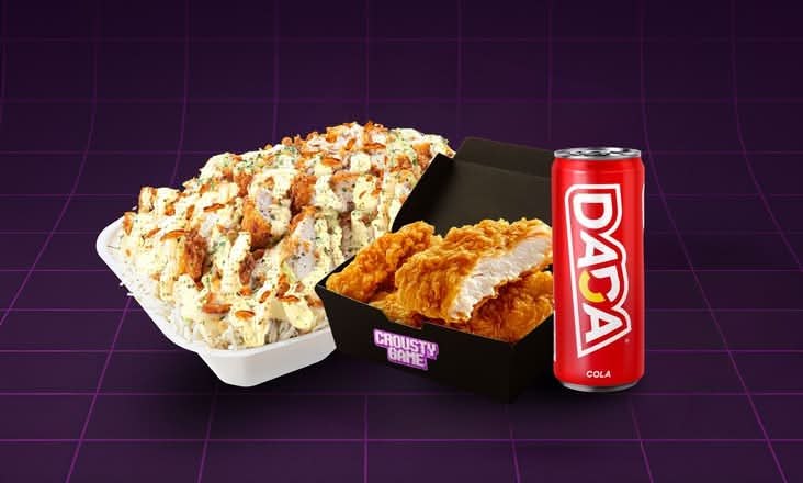 Menu Crousty + side + boisson au choix